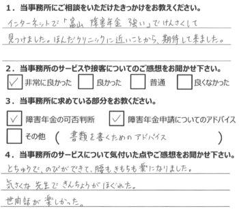 相談者様のアンケート342